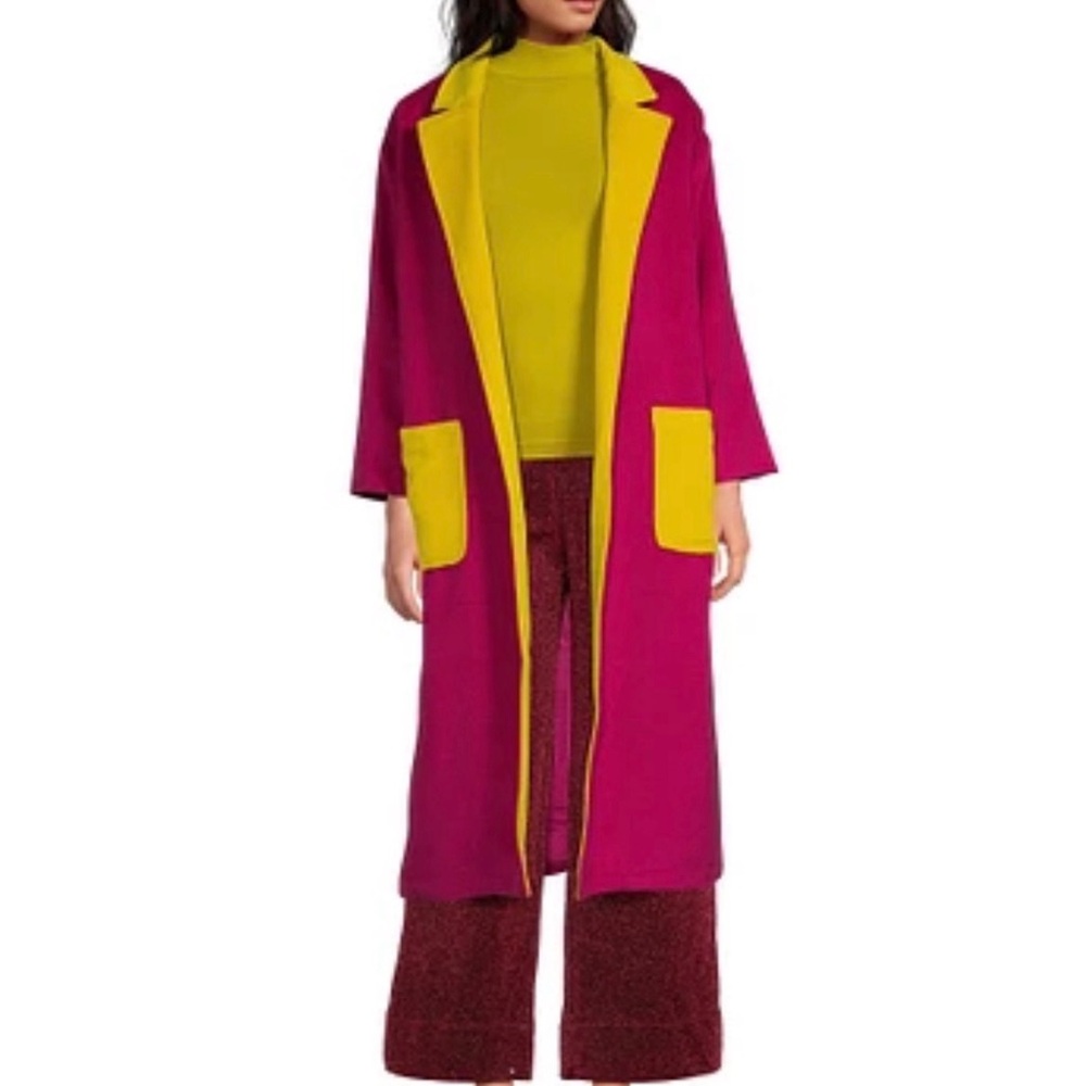 Buru Pink and Yellow Coat
